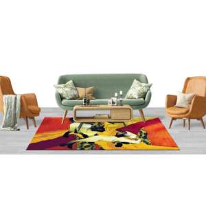 Tapis Gustav Klimt, tapis antidérapant, tapis pour chat, tapis cadeau pour la maison, tapis imprimé, tapis en chenille - Product Image 2