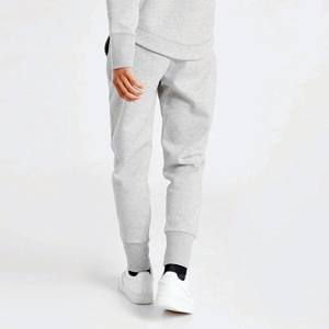 Logo de marque personnalisé 69% coton 31% polyester gris chiné survêtement polaire technique pour filles sweat à capuche zippé complet joggers pantalons de survêtement survêtement - Product Image 6