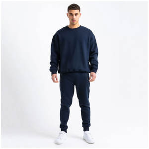 Sudadera unisex de algodón de alta calidad para correr, chándal con estampado personalizado, pantalones de chándal con capucha de lana para invierno 100%, logotipo de hombre - Product Image 2