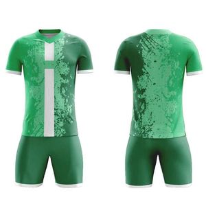 Ensemble d'uniformes de football de haute qualité personnalisable avec nom de coupe automatisé et service OEM d'impression de logo disponible - Product Image 4