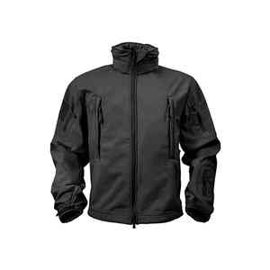 Vestes softshell personnalisées de haute qualité, très vendues, à capuche, avec logo sur le devant, imperméables, coupe-vent, respirantes, nouveau design, nylon/coton - Product Image 6