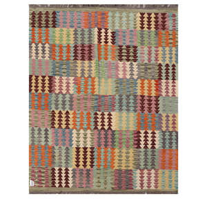 Alfombras Imaco, Alfombra Kilim de Maimana, Afganistán, 195 x 157 cm, Alfombras y Juegos de Alfombras - Product Image 1