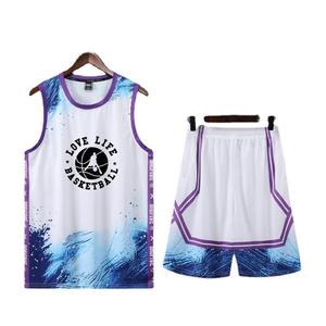 Maillot de basket-ball de haute qualité et short uniforme en maille respirante pour l'entraînement et le match - Product Image 3