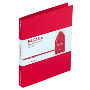 PAGNA Carpeta de Anillas DIN A5 en Colores Básicos, Papel Rojo - Product Image 2