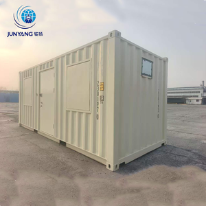 ตู้คอนเทนเนอร์พับได้ยาว 6 เมตร บ้านสำนักงานห้องน้ำขนาด 20 ฟุต พร้อมห้องน้ำเสริม (อุปกรณ์เสริม) ทำจากเหล็กคอร์เทน - Product Image 1