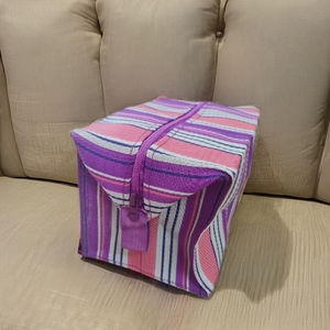 Bolsas grandes de polipropileno reciclado ecológicas, bolsas de plástico sostenibles reutilizables para la colada, hechas en India - Product Image 2