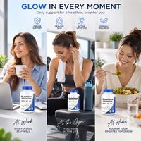 Capsules de glutathion, blanchiment de la peau, antioxydant, anti-âge, complément beauté, capsule de glutathion