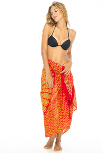 Wholesale Boho Beach <b>Bikini</b> Cover-Up <b>Sarong</b> Towel Floral Animal Print Summer Wrap Cotton Long Quick-Dry Lightweight - Product Image 3
