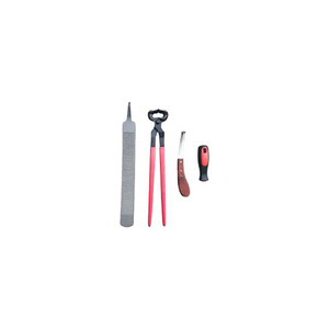 Kit d'outils de maréchal-ferrant en acier de qualité supérieure personnalisé pour les soins des chevaux Ensemble de couteaux à pince à sabot équin avec sac réutilisable - Product Image 6