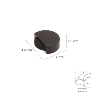 Fermaporta Adesivo Silenzioso Marrone - Product Image 4