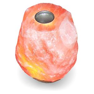 Lámparas de forma natural de sal rosa del Himalaya, hermosas piezas talladas a mano, Base de madera, estilo de amor Animal para Feng Shui - Product Image 4