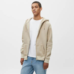 Sweat à capuche unisexe en coton avec fermeture éclair pour homme, veste à capuche avec Logo personnalisé OEM - Product Image 3