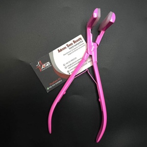 Alicates de prensa de cinta de acero inoxidable de grado quirúrgico rosa fuerte, herramientas de extensión de cabello al por mayor, artículos profesionales de gran venta - Product Image 6