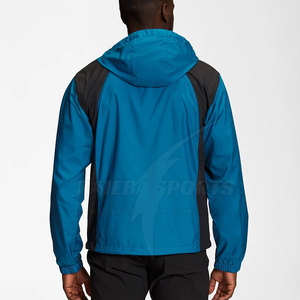 Chaqueta Cortavientos Impermeable y Transpirable de Alta Calidad para Hombre, con Cuello Alto, Ecológica, Elegante, de Lona, para Invierno, Servicio OEM - Product Image 2