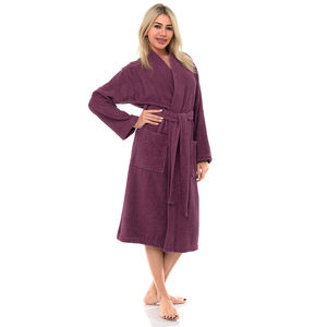 High Quality 100 Polyester Coral Fleece <b>Robe</b> <b>Women</b> Sleepwear Dressing Gown <b>Oversize</b> Bathrobe - Product Image 2