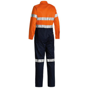 DNC ผ้าคลุมผ้าฝ้ายสองสี Hi VIS ทั้งหมด3M R เทปผ้าฝ้ายสองตัน Hi VIS Workwear ทั้งหมด - Product Image 2