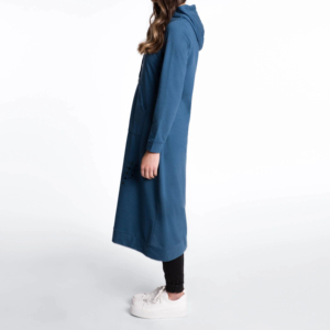 Nouveau dernier design sweats à capuche longs pour femmes couleur unie femmes pull bonne qualité prix sweats à capuche respirants pour femme - Product Image 3