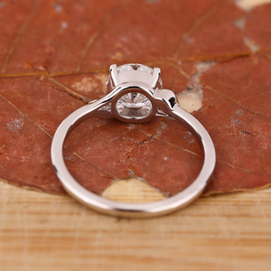 Anillo de Compromiso con Diamante Solitario, Corte Portugués, Diamante Cultivado en Laboratorio para Mujer, Certificado IGI, Regalos de Aniversario - Product Image 5