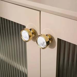 Poignées et boutons de porte en marbre de luxe pour la maison, couleur, forme et taille personnalisées, poli miroir, fabriqué en Inde - Product Image 5