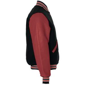 Chaqueta de béisbol Premium de alta calidad para hombre Letras de temporada de invierno Made in USA con mangas de cuero - Product Image 2