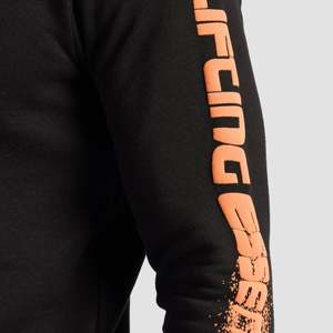 Sudadera con Capucha GAI Lifting Essential, 100% Poliéster, Felpa Francesa, Bordado 3D, Lavado Ácido, Impresión Serigrafiada, 500 Gsm, Color Negro - Product Image 5
