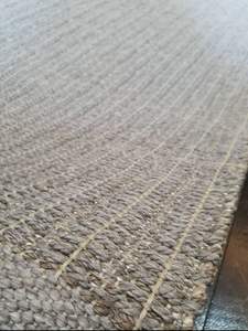 Alfombra de Tejido Plano de Lana/Seda Tejida a Mano, Diseño Geométrico Moderno, Alfombra Gruesa Ecológica, Alfombra Minimalista y Duradera para el Suelo - Product Image 3