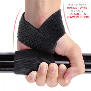 Rembourrage en néoprène robuste Powerlifting dragonnes entraînement antidérapant Gym entraînement personnalisé Gel impression Logo sangle de levage - Product Image 3