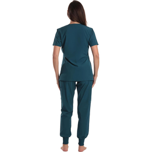 Veste d'été unisexe à manches courtes Costume d'allaitement personnalisé de haute conception pour les patients Uniformes hospitaliers du personnel hospitalier - Product Image 4