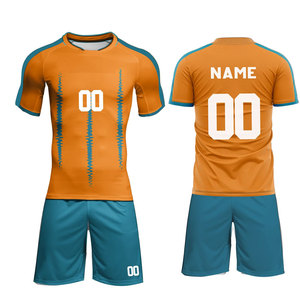 Uniforme de Fútbol Personalizado para Hombre, Conjunto Completo de Alta Calidad, Camisetas de Equipo para Adultos, 100% Poliéster, Secado Rápido, Antibacteriano - Product Image 4