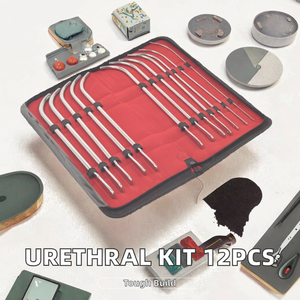 Ensemble de dilatateurs urétraux manuels de haute qualité en acier inoxydable de précision, 12 pièces, source d'alimentation manuelle, approuvé CE - Product Image 2