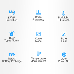 Fnirsi ERD-10 điện bức xạ điện từ Detector nhà các thiết bị báo động điện từ lĩnh vực RF EMF thử nghiệm - Product Image 4