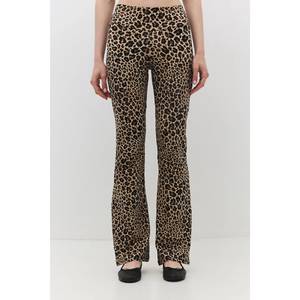 Pantalon décontracté taille haute pour femme, élégant et confortable, en coton 100% respirant et doux, longueur midi, idéal pour le bureau - Product Image 3