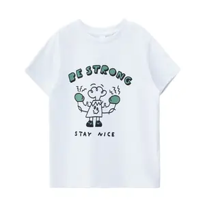 Good Prices Children's T-shirts "Doo" Soft Single Jersey Fabric Various Colors And Prints T-shirts For Sale