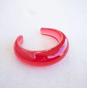 Elegant Handmade Stainless Steel Bangle Transparent <b>Cuff</b> Design Glossy Finish Waterproof Trendy Jewelry for Unisex Daily <b>Fashion</b> - Product Image 1