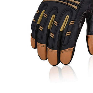 Gants de travail en cuir durables à prix avantageux, antidérapants, style personnalisé pour les travaux mécaniques, gants de sécurité - Product Image 4