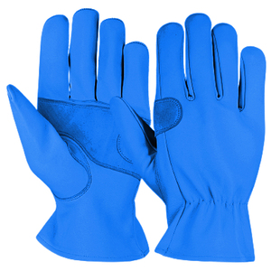 Gants de conduite en cuir de chèvre renforcé Protection des mains de sécurité industrielle anti-coupure réfléchissante confortable et résistante - Product Image 3