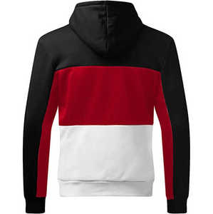 เสื้อฮู้ดผ้าฝ้ายสำหรับผู้ชาย, เสื้อฮู้ดผ้าฝ้ายหนาลายเรียบสีพื้นไซส์ใหญ่พิเศษ1ใน3สี - Product Image 4