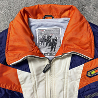 Veste coupe-vent personnalisée pour l'extérieur, avec patchwork et broderie, blouson d'aviateur en coton et polyester avec doublure en maille imperméable, veste zippée