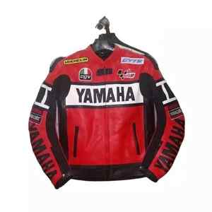 เสื้อแจ็กเก็ตหนังสำหรับแข่งมอเตอร์ไซค์เสื้อแจ็คเกอร์หนัง2025ชุดแข่งรถมอเตอร์ไซค์ OEM ทำตามสั่ง - Product Image 1