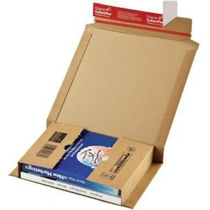 Kraft Liner Corrugated <b>Cardboard</b> Shipping Carton 30.7 X 24.5 cm Inner 35 X 25 cm Outer ColomPac - Product Image 1