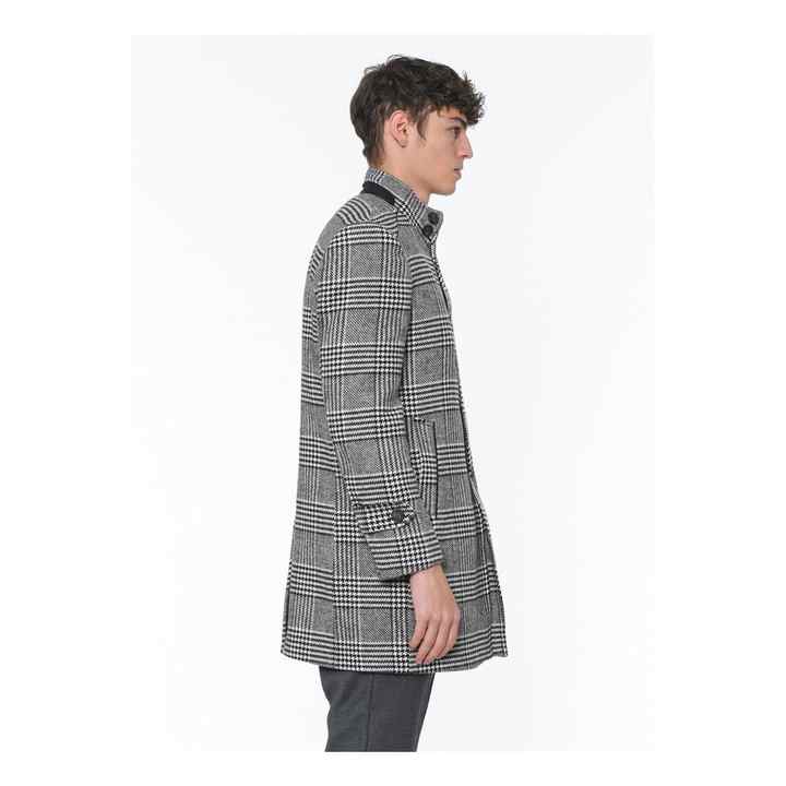 Plt8391 Men's Coat-patterned Black