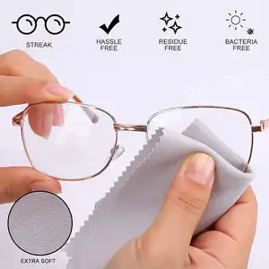 High Quality Micro fiber Eyeglasses Cleaner Eye Glass Polishing Cloth for Spectacle