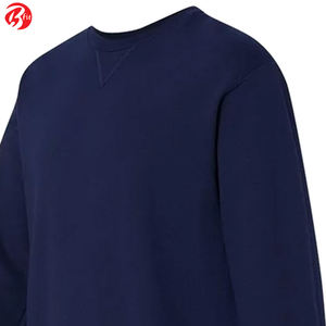 <b>Men's</b> Premium Quality Cotton Fleece <b>Sweatshirts</b> O-Neck Heat Transfer Printed Casual Style for Winter Plain Dyed - Product Image 4