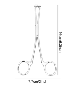 Ensemble de 5 pinces Pennington et pinces perforantes en acier inoxydable, kit d'instruments de chirurgie gynécologique, norme de sécurité MOL - Product Image 2