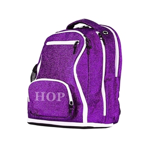 Youth Cheerleading Glitter <b>Backpack</b> Lightweight Durable Material Cheer Bag for Girls School Sports Practice Competition <b>Backpack</b> - Product Image 4