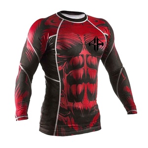 El Mejor Producto, manga larga, último diseño, ropa deportiva, sublimación para hombre, protector contra sarpullidos, Spandex y poliéster de alta calidad para hombre - Product Image 3