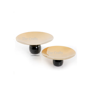 Soporte de pastel de hierro y mármol de diseño fabuloso para vajilla y servidor de soporte de pastel de restaurante para venta al por mayor - Product Image 5