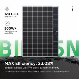 Les panneaux solaires légers du module solaire transparent Sunpal 500W pour une utilisation en extérieur sont disponibles à un prix abordable aux États-Unis - Product Image 3