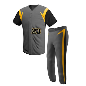 100% polyester personnalisé baseball & softball uniformes baseball uniforme ensemble imprimé logo personnalisé - Product Image 1