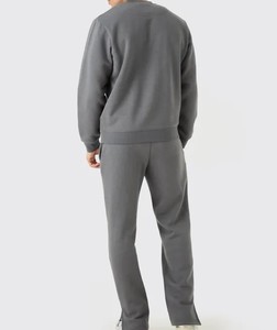 Chándales transpirables de manga larga con logotipo personalizado de alta calidad para hombre, ropa para correr, ropa de correr lisa en blanco - Product Image 2